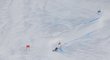 Ester Ledeceká na trati obřího slalomu v Söldenu