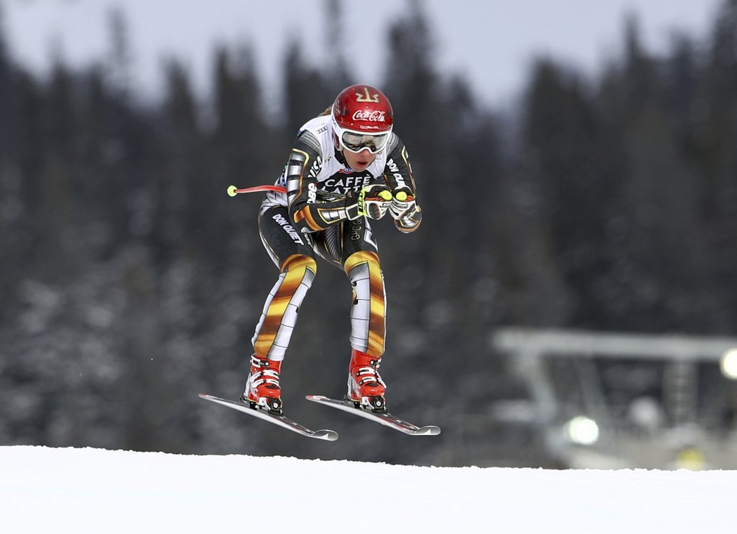 Ester Ledecká předvedla v tréninku skvělý výkon