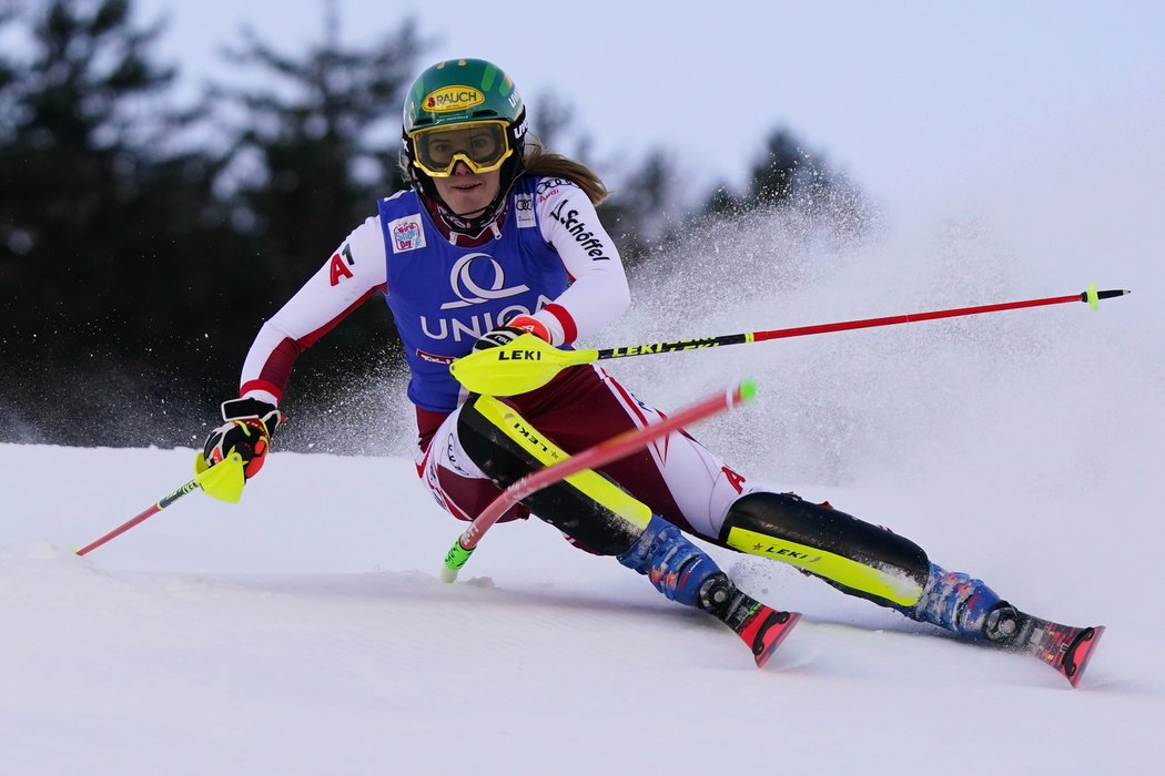 Rakouská slalomářka Katharina Liensbergerová
