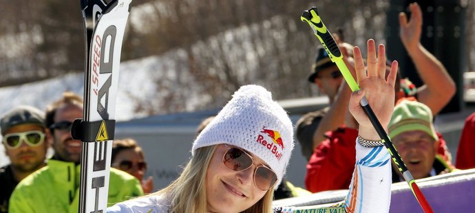 Lindsay Vonnová vede žebříček platů všech lyžařů.