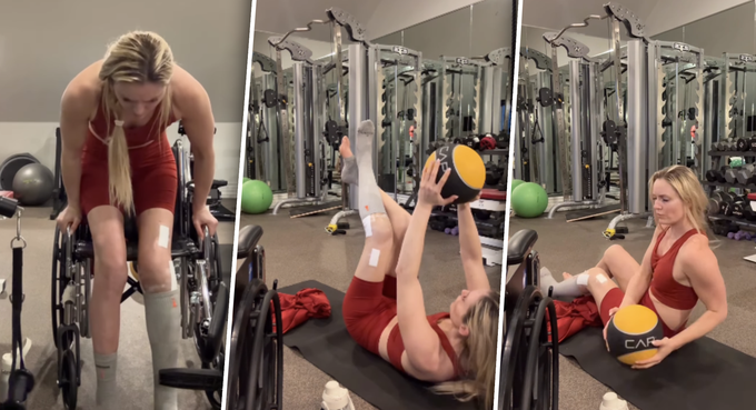 Silné video Vonnové z posilovny: Zase maká a pomáhá jí vozík. Podpora od LeBrona Silné video Vonnové z posilovny: Zase maká a pomáhá jí vozík. Podpora od LeBrona