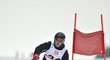 Bývalý fotbalový útočník Luděk Zelenka při exhibičním lyžařském závodě