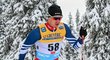 Český lyžař Michal Novák v úvodním distančním závodě SP v Ruce
