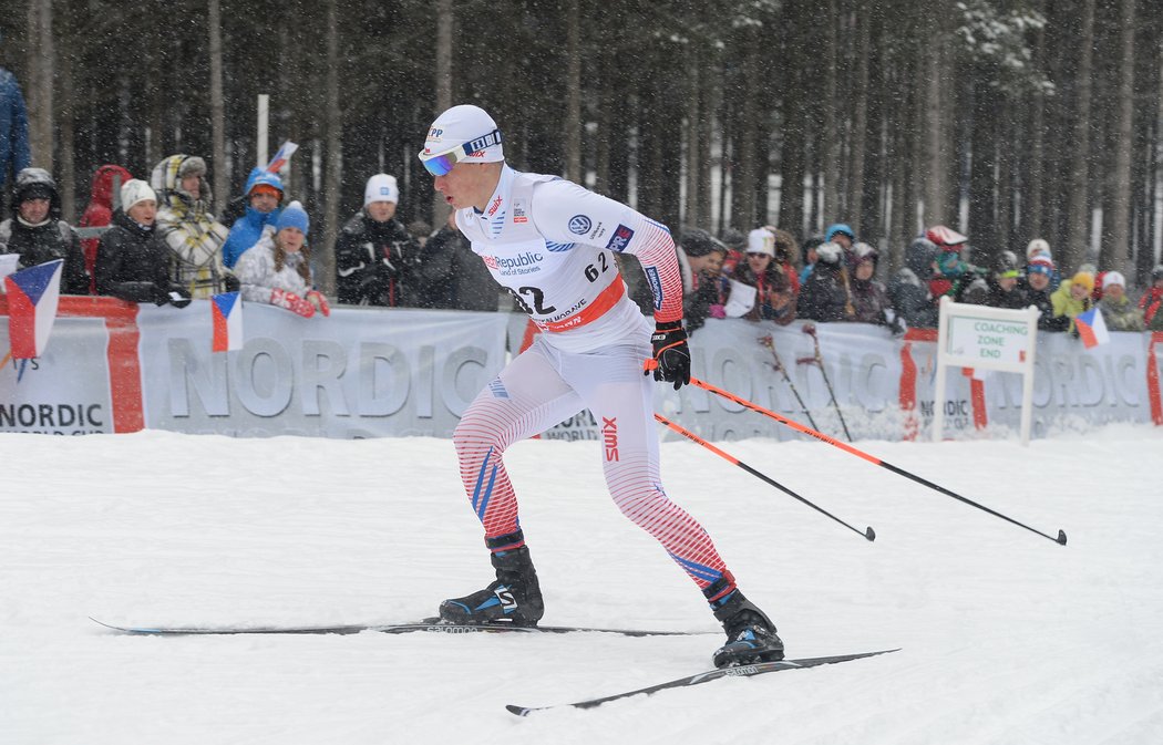 Běžec na lyžích Michal Novák za sebou má nejlepší závod v kariéře