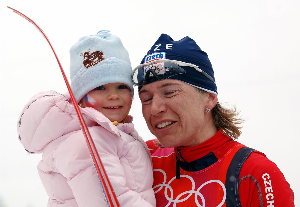 Kateřina Neumannová zažívá chvíle štěstí spolu se svojí dcerou Lucinkou