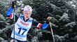 Česká lyžařka Barbora Havlíčková na domácím SP v Novém Městě v roce 2020