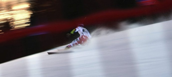 Kryštof Krýzl v obřím slalomu SP v Garmisch-Partenkirchenu