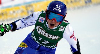 Slovenka Vlhová vyhrála obří slalom v Semmeringu. V Bormiu opět slavil Paris