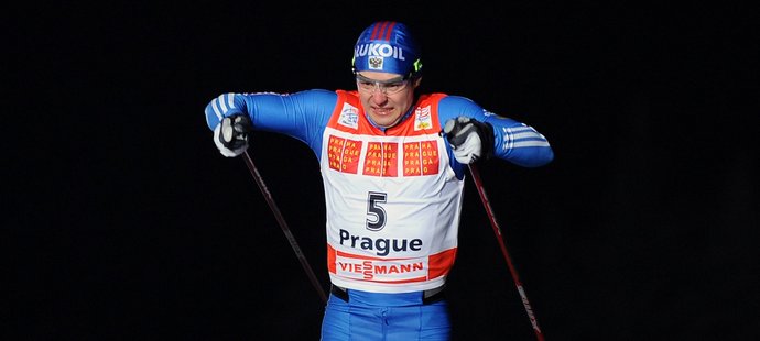 Běžkař Pankratov na Tour de Ski