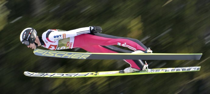 Skokan na lyžích Roman Koudelka obsadil v kvalifikaci na třetí závod Turné v Innsbrucku čtvrté místo