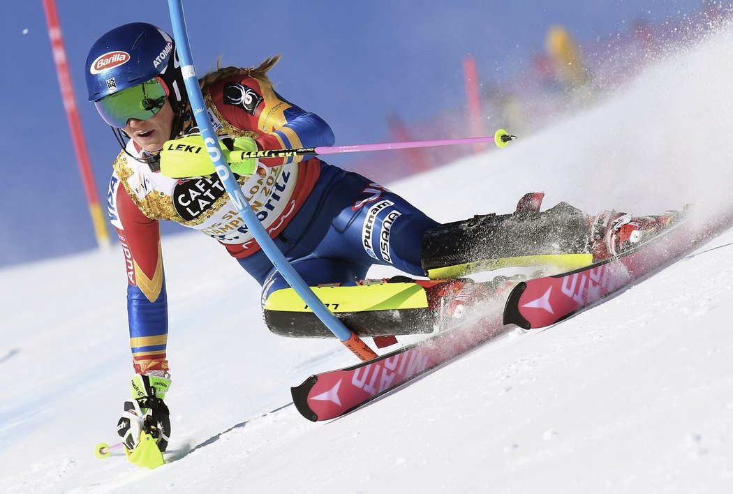 Američanka Shiffrinová předvedla výborný výkon