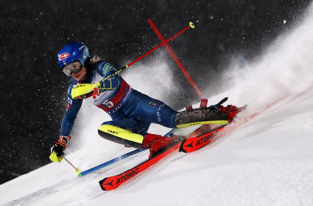 Mikaela Shiffrinová vede po prvním kole slalomu ve Flachau