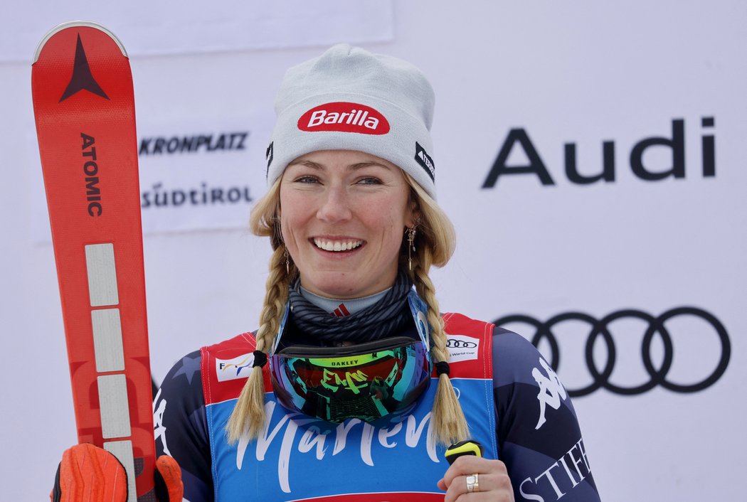 Vítězná Mikaela Shiffrinová