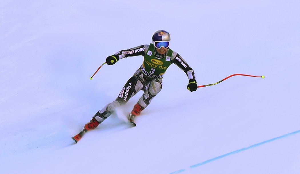 Ester Ledecká na trati sjezdu SP v Bansku