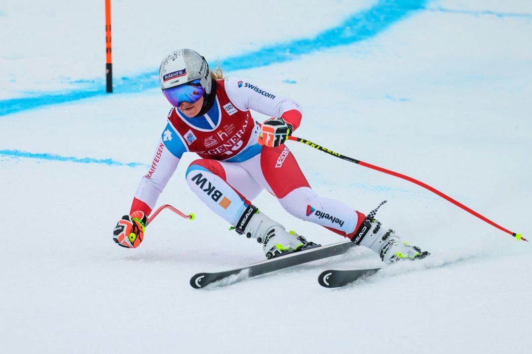 Corinne Suterová, jedna z nejlepších sjezdových lyžařek