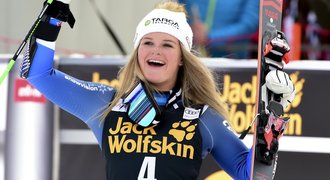 Výtečná Robinsonová vyhrála po Söldenu obří slalom i v Kranjské Goře