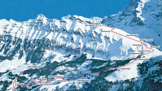 Slavný Lauberhorn prověřuje lyžařské umění závodníků už 90 let, jeho minulost zkalila tragédie