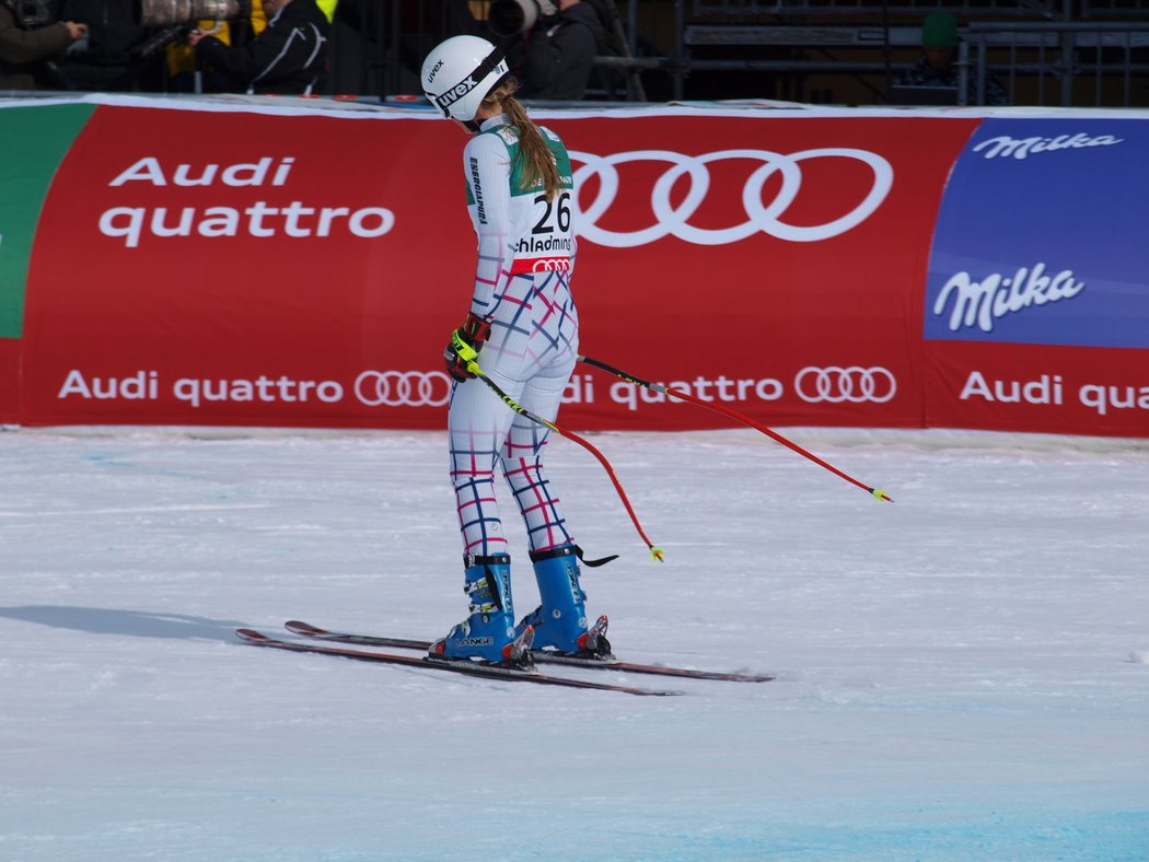 Čtyřiadvacátým místem ve sjezdu si lyžařka Klára Křížová vyrovnala nejlepší umístění na mistrovství světa. Radost z toho však žádnou neměla, byla zklamaná, chtěla lepší umístění