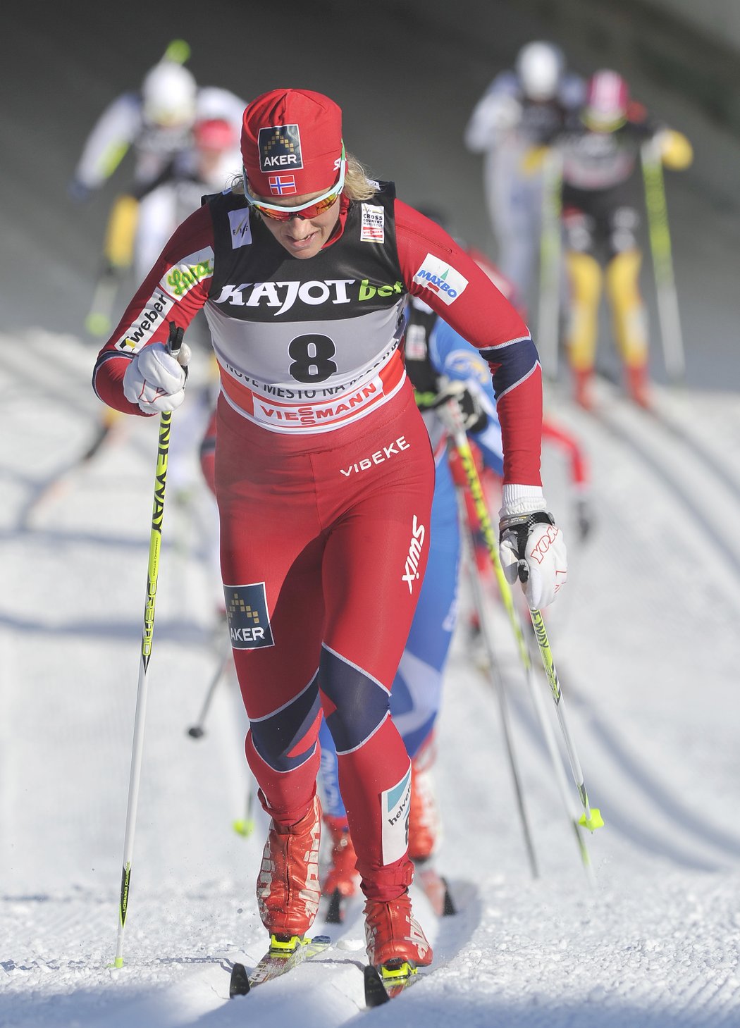 Vibeke Skofterudová se představila v roce 2012 i na Zlaté lyži v Novém Městě na Moravě