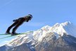 Roman Koudelka při jednom ze svých skoků v Innsbrucku