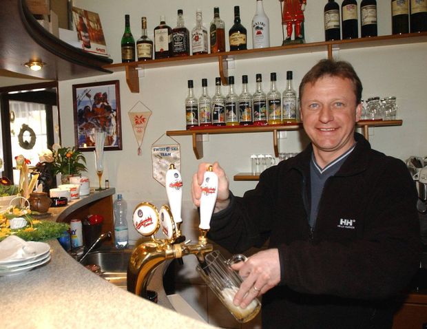 Pavel Ploc ve svém hotelu v Harrachově Pavel Ploc ve svém hotelu v Harrachově