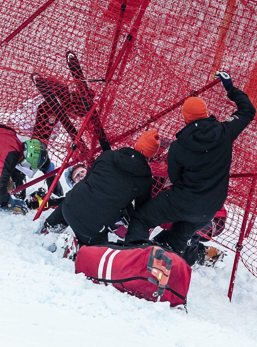 Georg Streitberger havaroval při sjezdu v Kitzbühelu