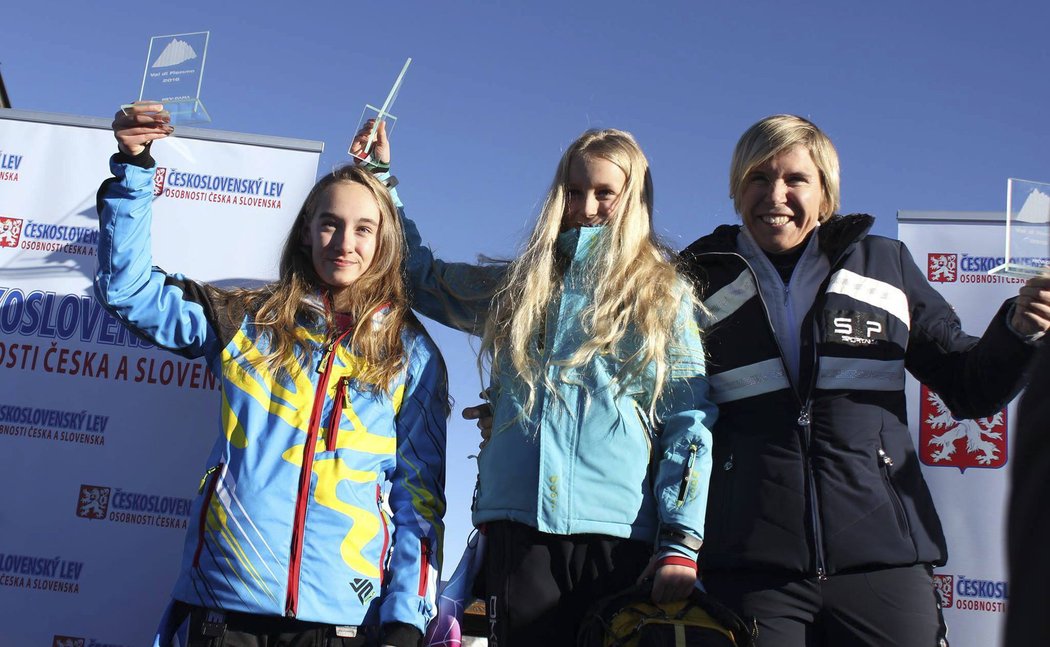 Kateřina Neumannová obsadila třetí místo v lyžařské exhibici ve Val di Fiemme