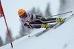 Kryšto Krýzl na trati slalomu v Adelbodenu, kde dosáhl na dvanácté místo, tedy nejlepší výsledek v této disciplíně ve své dosavadní kariéře