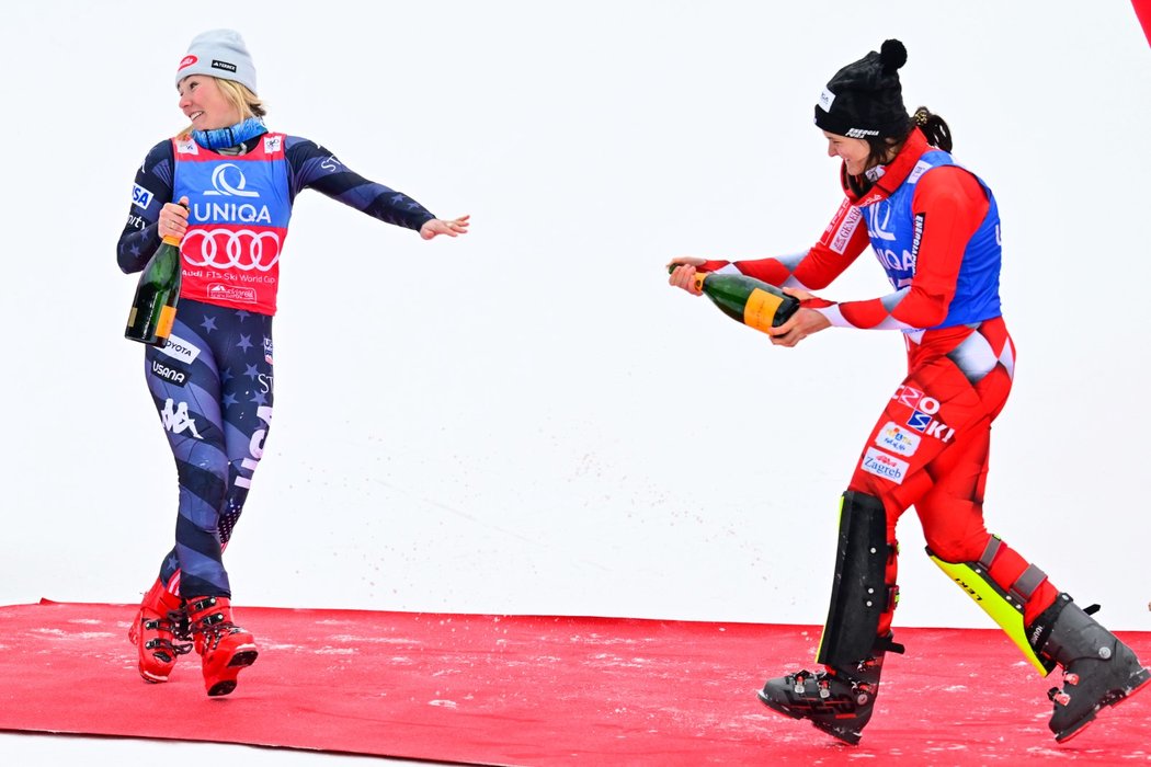 Mikaela Shiffrinová ve druhém závodě ve Špindlerově Mlýně na rekordní triumf nedosáhla