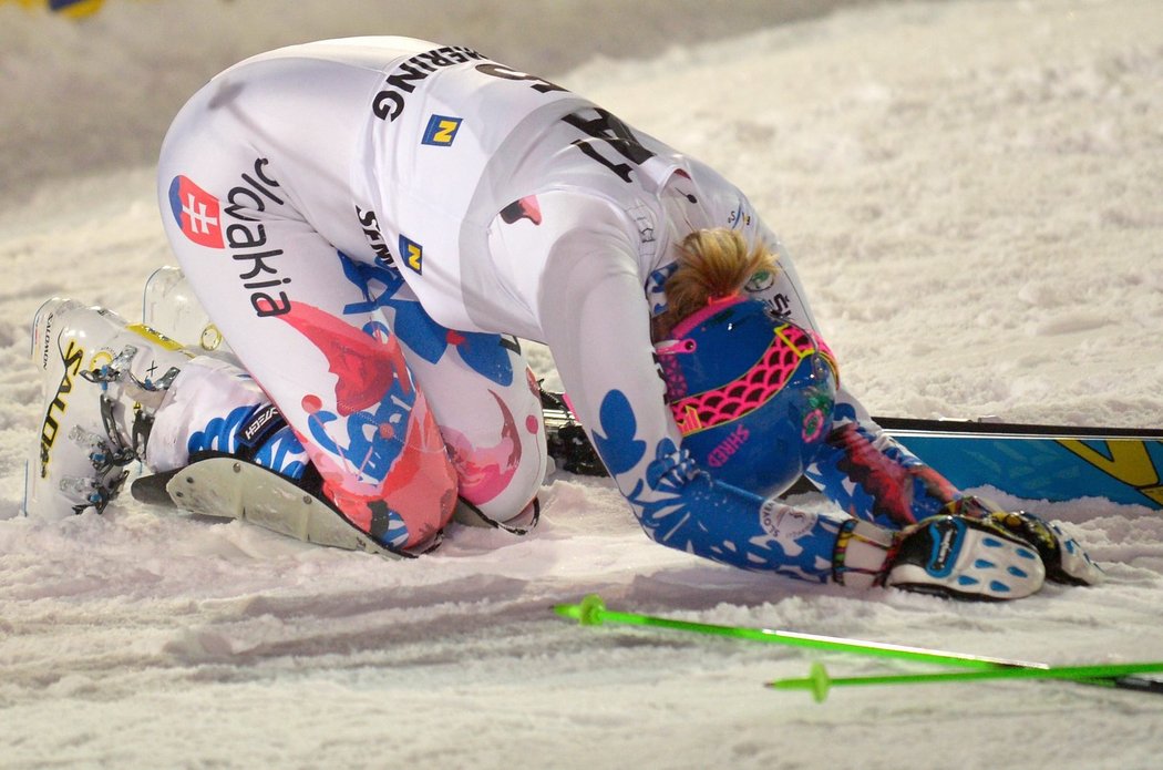 Slovenská slalomářka Veronika Velez Zuzulová se dočkala prvního vítězství ve slalomu Světového poháru