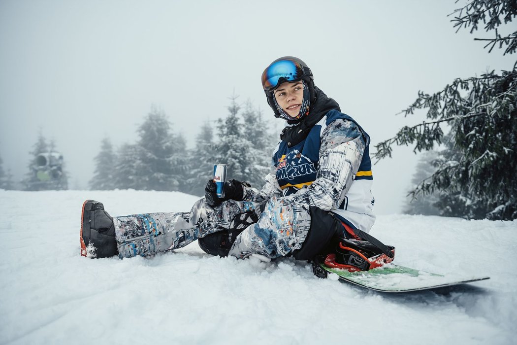 Filip Salač na prkně v rámci Red Bull Homerunu ve Špinldu