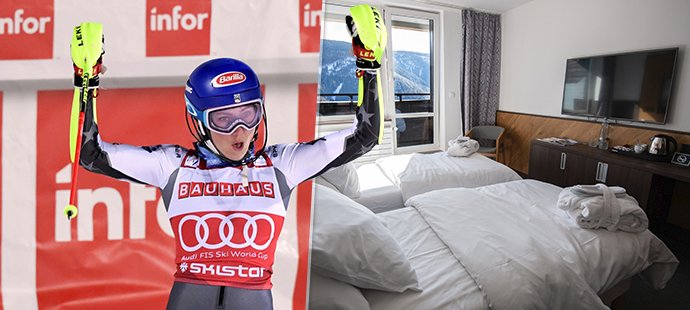 Jak budou bydlet hvězdy Světového poháru ve sjezdovém lyžování v čele s Mikaelou Shiffrinovou