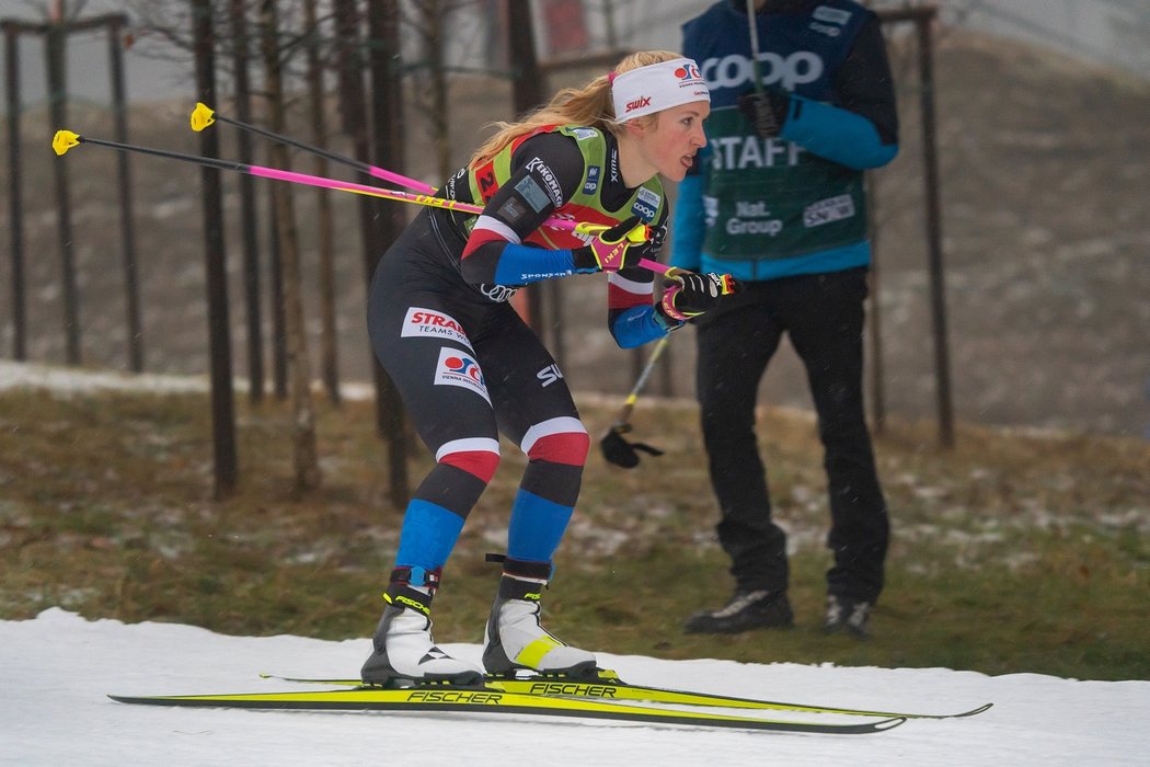 Česká lyžařka Kateřina Janatová