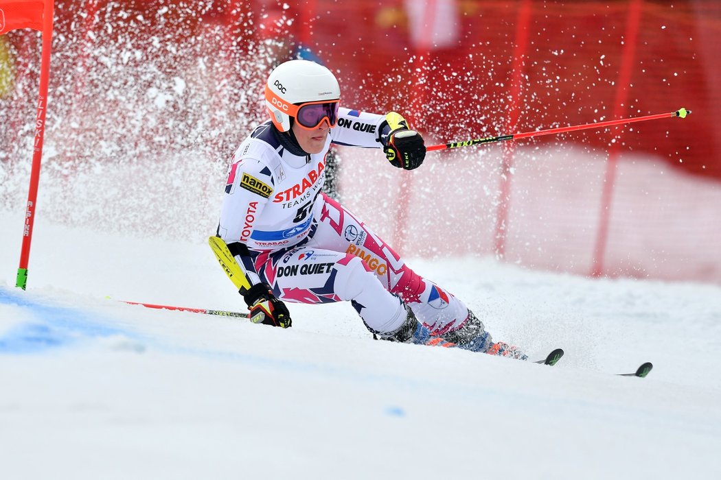 Gabriela Capová při Světovém poháru lyžařek ve Špindlerově Mlýně