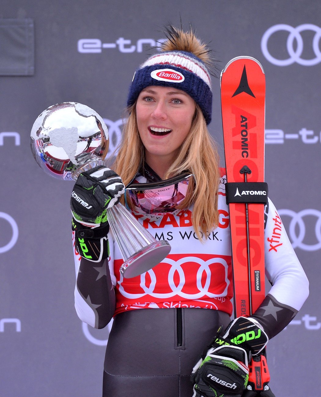 Mikaela Shiffrinová skončila ve Špindlerově Mlýně třetí v obřím slalomu