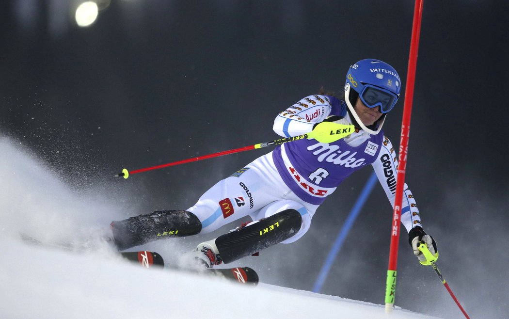 Švédská lyžařka Maria Pietilae-Holmnerová vyhrála sobotní slalom ve švédském Aare.