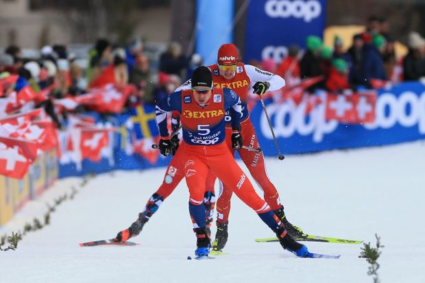 Český lyžař Michal Novák ve sprintu na úvod Tour de Ski Český lyžař Michal Novák ve sprintu na úvod Tour de Ski