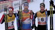 Ruský běžec na lyžích Sergej Usťugov ovládl i třetí etapu Tour de Ski. V Oberstdorfu těsně porazil průběžně druhého Martina Johnsruda Sundbyho, třetí byl Dario Cologna