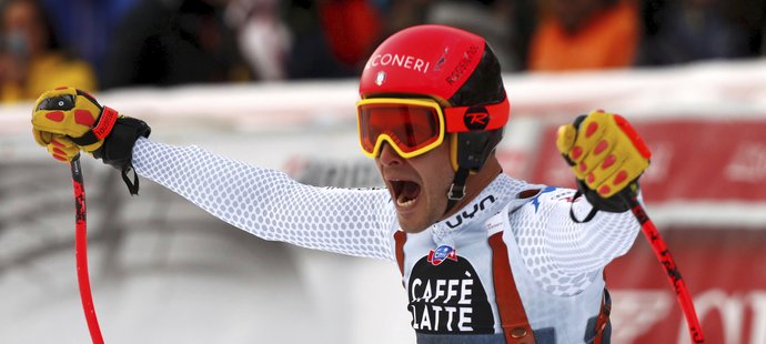 Christof Innerhofer byl ve Val Gardeně hodně spokojený, bral druhé místo