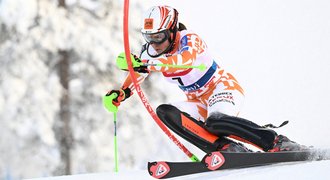 Vlhová vyhrála v Levi šestého soba, Shiffrinová po pádu mimo stupně