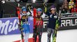 Američanka Mikaela Shiffrinová a Slovenka Petra Vlhová se podělily na Světovém poháru lyžařek v Mariboru o vítězství v posledním obřím slalomu před mistrovstvím světa