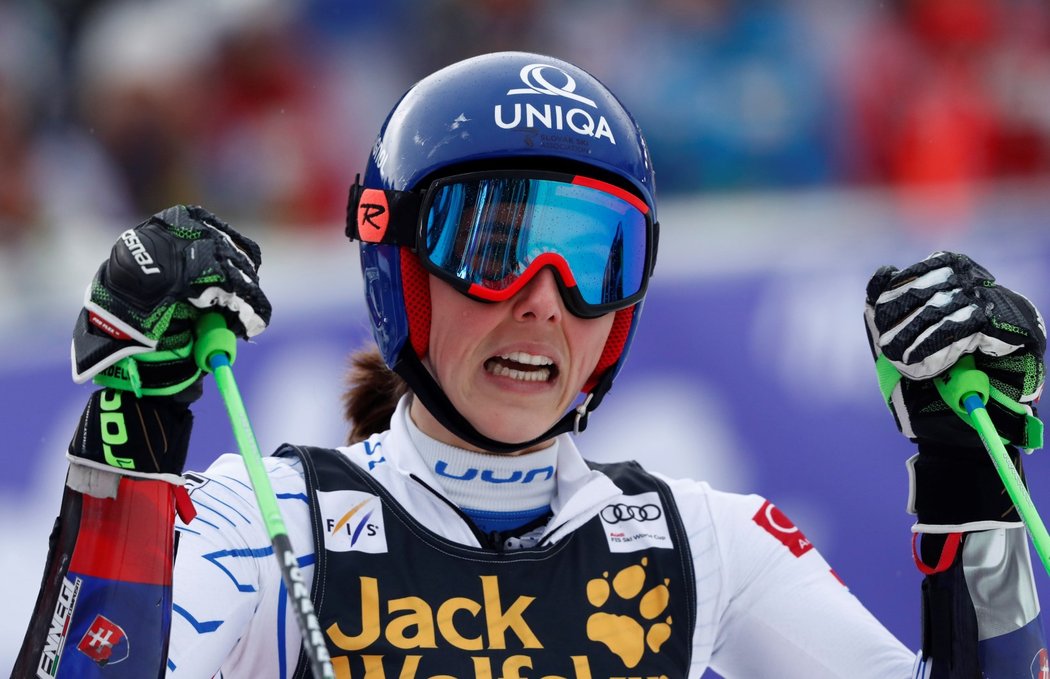 Slovenská závodnice Petra Vlhová patří k elitním světovým slalomářkám