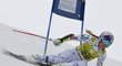 Americká lyžařka Lindsey Vonnová během závodu SP v kombinaci v Andoře