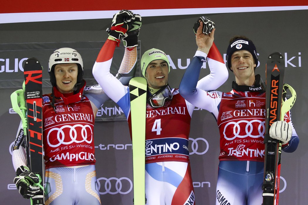 Daniel Yule podruhé za sebou vyhrál slalom v Madonně di Campiglio