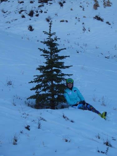 &#34;Můj strom za vítězství ve slalomu v roce 2009,&#34; psala Záhrobská, jež triumfovala ve slalomu v Aspenu i v roce 2008, tehdy však vítězkám ještě stromky nevysazovali.