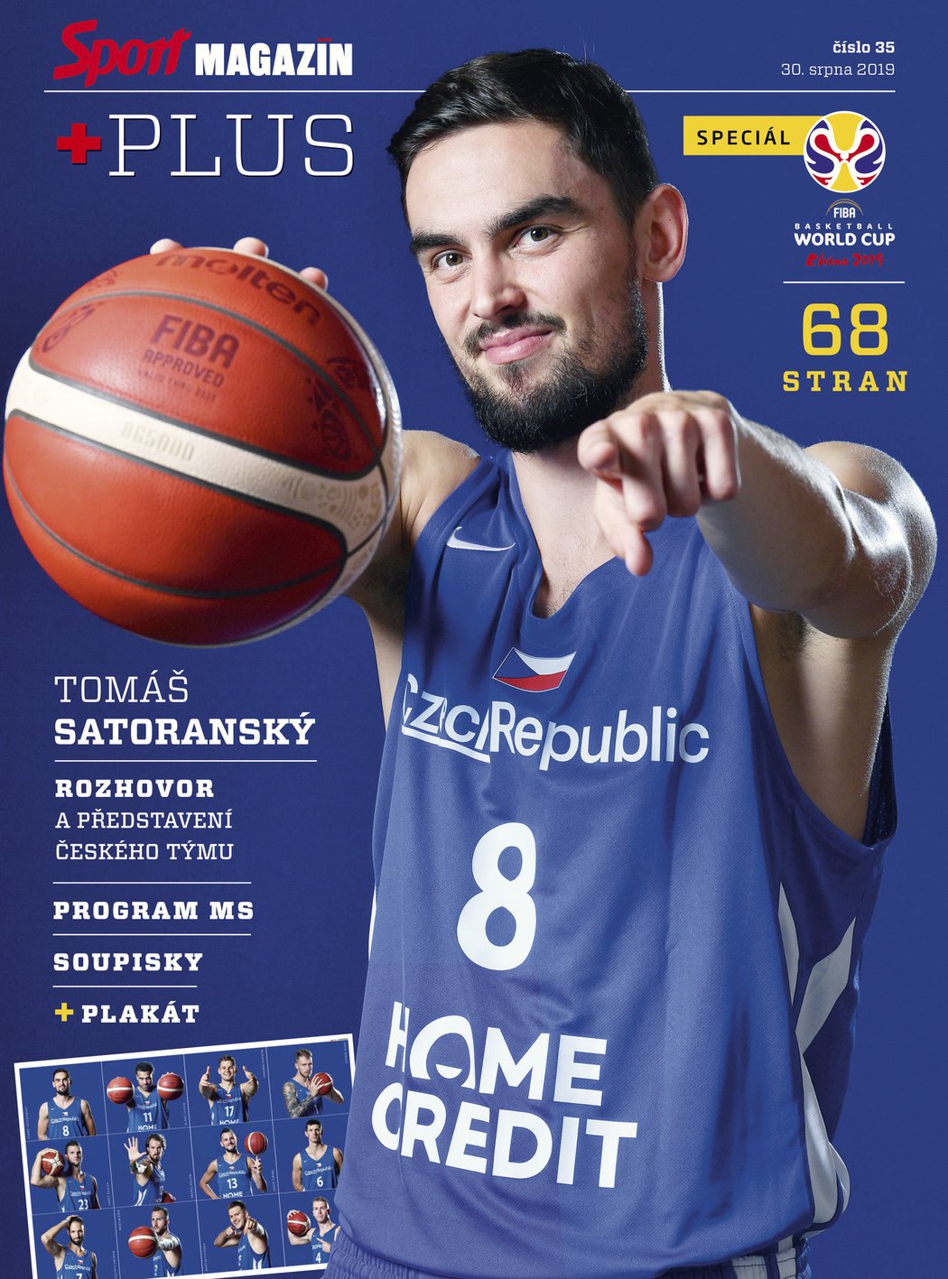 Velký průvodce MS v basketbale 2019 v pátečním Sport Magazínu Plus