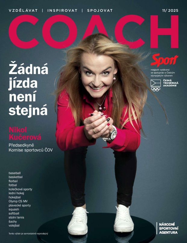 V úterý vychází jako příloha deníku Sport listopadové číslo magazínu COACH V úterý vychází jako příloha deníku Sport listopadové číslo magazínu COACH