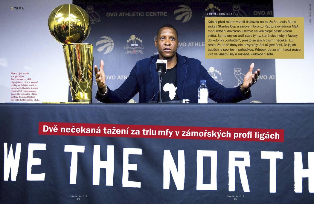 Sport Coach: Téma nečekaných tažení Raptors a Blues za tituly v zámoří