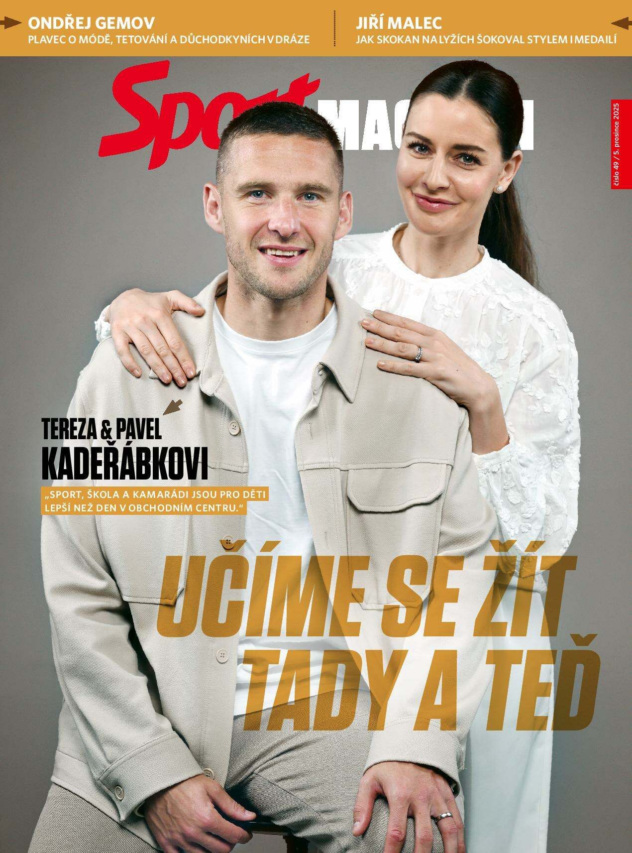 Titulní strana Sport Magazínu Titulní strana Sport Magazínu