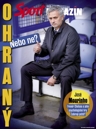 Titulní strana pátečního Sport Magazínu